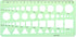 Circle Template & Geometric Drawings Templates Scale Drafting Stencils for Artist Design Drawing Aids Geometry Measuring Ruler for Studying, Desig...