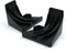 Dishwasher Right, Left Side Door Baffle Black Silica gel Door Baffle WD8X227 and WD8X228 For Dishwasher Electric Dishwasher Corner Gasket Set of