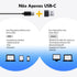 2 Packs of USB C Headphones, Type C Earbuds with Mic for Galaxy S22 Ultra Plus S21 S20, Pixel 6, OnePlus 10 Pro, iPad Pro Air Mini, USB-A to USB-C...