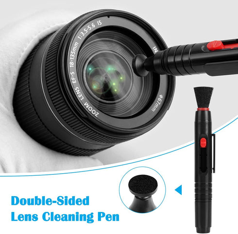 ARVOK Professional Camera Cleaning Kit(32 pcs), Including Air Blower/Cleaning Pen/Cleaning Spray/Cleaning Cloth/Lens Brush, Lens Cleaning Kit for ...