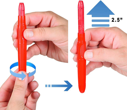 Easy Face Paint Crayons - Non-Toxic Face Painting Kit - 12 Colors Including Silver and Gold - Washable Face Paint for Kids - Twistable Face and Bo...