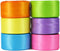 Grosgrain/Satin Ribbon Sets for Gift Package Wrapping, Hair Bow Clips & Accessories Making, Sewing, Craft Projects, Decoration (7/8" 6x5yd Satin R...