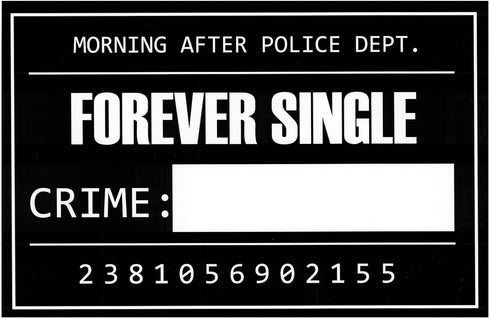BLUE PANDA 25 Pack Bachelorette Mugshot Signs w/Height Chart - Bachelorette Backdrop for Wedding, Birthday, Jail Party Decorations, Halloween & Cr...