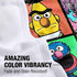 LOGOVISION Sesame Street Lightweight Baby Blanket, 30"X40", Hand Drawn Squares Unisex for Infants Girls & Boys...