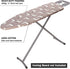 Ironing Board Cover and Pad Standard Size 15" x 54",3 Pairs of Hook and Loop Fastener Straps,Elastic Edges,Cotton Iron Board Cover with Scorch Res...