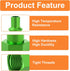 GASHER 10PCS Aluminum 1/4-Inch NPT Female Industrial Air Tool Green Fitting, 1/4-Inch High Flow Pneumatic Plugs...