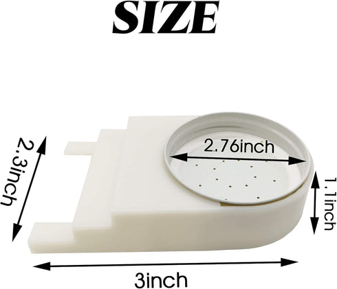 TIHOOD 4 Pack Entrance Feeder Beehive Feeder with Lids Bee Feeder for Beehives Fits Most Small Mouth Canning Feeder and Waterer...