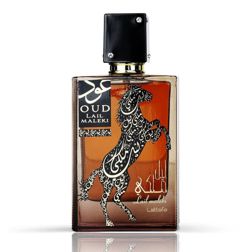 Lattafa Perfumes Oud Lail Maleki for Unisex Eau de Parfum Spray, 3.4 Ounce...