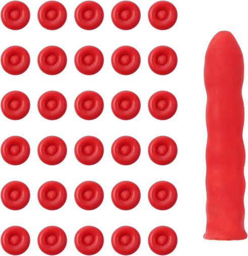 30pcs Caulk Tube Caps, Soft Latex Caulk Saver Caps Universal Caulking Tube Covers for Sealing & Protecting Caulk Tubes (Red)...