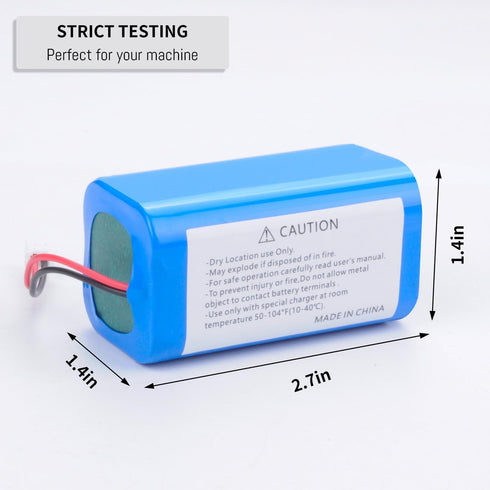 3200mAh RVBAT850 Battery Replacement Compatible for Shark Ion R75, RV761, RV850C, RV1000S, RV851WV, RV871, RV1100VL, RV101AE, UR1000SR, RV700_N, R...