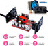 Hebron 150w Car Power Inverter – Portable 12V DC to 110V AC Charger – Cigarette Lighter Adapter – 2 USB Ports and 1 US AC Outlet......