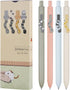 Cat Pens, 4 Pcs 0.5mm Cute Kawaii Pens Black Ink Pens Fine Point Smooth Writing Pens, High-End Series Cat's Tail Retractable Pens for Journaling N...