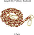 HAHIYO Metal Plus Synthetic Leather Purse Chain Strap Length 31.5 Inches Red Gold for Shoulder Cross Body Sling Purse Handbag Clutch Replacement C...