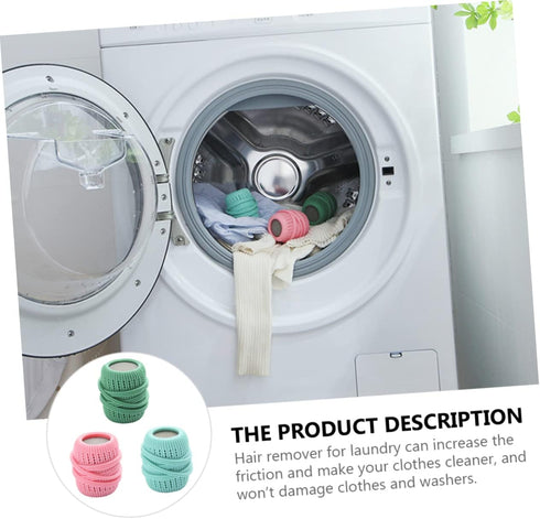 3pcs Set Washing Machine Laundry Ball Fabric Softener Dispenser Laundry Balls for Removal Washer Ball Dryer Washing Laundry Washing Sponge Househo...