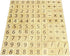 100pcs Wood Tiles Numbers and Symbols Wooden Pieces for Word Game Board of Education Games Crafts,Pendants...