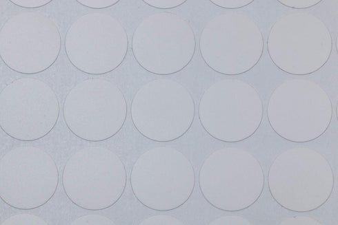 1 Sheet/54Pcs 20mm Wooden Furniture Accessories Self Adhesive PVC Material Decoration Furniture Cabinet Screw Cap Covers Hole Stickers (Light Whit...