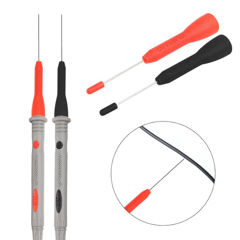 Multimeter Automotive Test Leads Kit with Crocodile Clip, Silicone Testing Lead Kit, Testing Hook, Testing Probe Professional Kit, Testing Cable...
