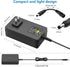 SHNITPWR 48W Universal Power Supply 9V 12V 15V 17V 19V 20V 24V Adjustable Variable AC/DC Adapter with 5.5x2.5mm Tip 100V-240V AC to DC Converter 9...