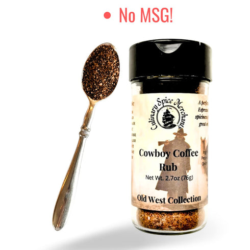Cowboy Coffee Rub from Culinary Spice Merchants | A Robust Seasoning with Cayenne Pepper for Steaks, Chicken, Ribs...