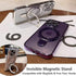 Magnetic Ring Case for iPhone 14 Pro Max Case Kickstand Compatible with MagSafe Built-in Camera Lens Protector Shockproof Phone Case for iPhone 14...