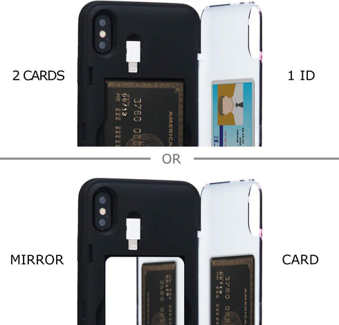 TORU CX PRO for iPhone Xs Max Case Wallet | Protective Shockproof Heavy Duty Cover with Hidden Card Holder & Card Slot |Wrist Strap, Lightning Ada...