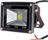 GLW® 10w 12v Ac or Dc Warm White Led Flood Light Waterproof Outdoor Lights 750lm 80w Halogen Bulb Equivalent Black Case...