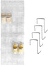 1 Pack 24 Clear Crystal Pockets Large Hanging Shoe Organizer Over The Door Shoe Rack for Closet Door Storage Shoe Holder Hanger, 4 Hooks, ALL Whit...