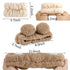 AHONEY Spa Bear Ears Headband, Face Wash Headband and Wristband Set, Cute Makeup Skincare Headbands Wrist Bands for Washing Face Elastic Fluffy He...