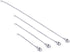 Sterling Silver & Gold Chain Extenders - Set of 2", 3", 4", and 6" for Necklaces & Bracelets...