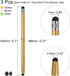 MECCANIXITY 3pcs Stylus Pens for Touch Screens with 6 Extra Tips Dual Rubber Tips Capacitive Stylus Universal Tablet Pen Sensitivity Precision, Gr...