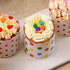 Webake Large Paper Baking Cup, 6oz Disposable Cupcake Muffin Cases, Jumbo Cupcake Liners, Set of 25 (Colorful dot)...