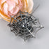 Gothic Spider Black Crystal Brooch Pin - Elegant Halloween Costume Jewelry...