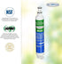Aqua Fresh WF293 Refrigerator Water Filter Replacement Compatible with 4396701 Replacement for 9915, EDR6D1, RWF2000A, LC200V, RWF1021, Filter 6, ...