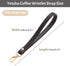 Yetaha Coffee Genuine Leather Wristlet Strap, 150mm x 8mm Hand Wrist Strap with Lock for Clutch Wallet Cellphone Key...