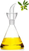 HAIZEEN 9 oz / 250 ml Glass All-Purpose Cruet, Glass Oil Decanter and Cruet (Cone-9 oz, Smooth surface)...
