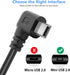 PASOW Mini USB Power Cable 90 Degree Right Angle (No Data Transfer) - USB 2.0 A-Male to Mini-B Car Vehicle Power Suppy Cord for Dash Cam (11.5FT)...