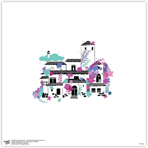Trends International Gallery Pops Disney Encanto - Painted Paradise Encanto House Wall Art Wall Poster, 12" x 12", Unframed Version...