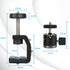 UTEBIT C-Clamp with Mini Ball Head?Desk Clamps Set Aluminum with 1/4 Thread Hole, C-Clamp Mount 360 Degree Rotation Tripod Head with 1/4" hot Shoe...