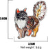 NEWEI Cat Brooch Pins for Women Girls Jacket Bag Charms Cat Pins Jewelry Gifts...