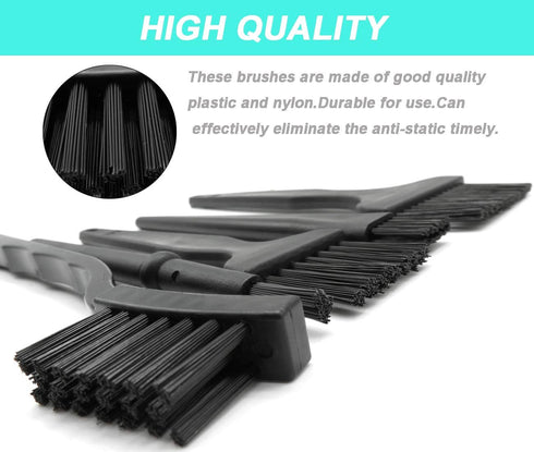 11 in 1 Anti Static Brushes Set with Microfiber Cleaning Cloth, Small Portable Plastic Handle Nylon Cleaning Brush Kit for Computer PC Keyboard La...