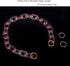 Yichain Chunky Acrylic Purse Strap Bag Chain Handle Replacement,Handbag Purse Making Accessory Decoration (Pink)...