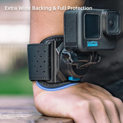 SUREWO Magnetic Wrist Strap Mount Compatible with Go pro Hero 12/11/10/9/8/7//6/5 Black,DJI Osmo Action 4/3/2,Insta 360 ONE R,AKASO/Campark and Mo...