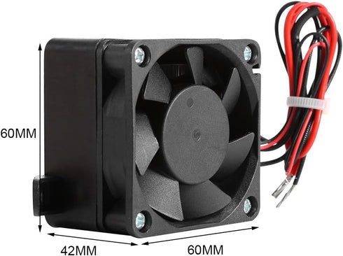 Zerodis Constant Temperature PTC Electric Fan Heater for Car Small Space Heating Incubator, Energy Saving Constant Temperature Heating Heaters(24V...