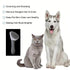 Easy-Clean Slicker Brush for Dogs, Cats & Bunnies - Gentle De-shedding & Grooming Tool with Ergonomic Handle, Push Button Self-Cleaning, Suitable ...