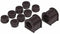 Prothane 1-1107-BL Black 1-1/8" Front Sway Bar Bushing Kit for YJ...