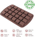 Webake Mini Brownie Pan Square Silicone Baking Mold for Keto Fat Bomb, Chocolate, Peanut Butter, Blondie...