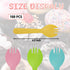 100 Pcs Mini Disposable Plastic Cake Fork, Fork and Spoon Two In One Tablewar, Individually Wrapped Forks for Cakes, Desserts, Ice Cream, Bread...