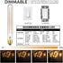 Leools T10 Led Long Bulbs 8W,E26 Dimmable Tubular Bulb,Equivalent 75 Watt, E26 Edison Style Vintage LED Filament Light Bulb,2700K Warm White,8.9in...