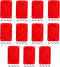10Packs Tool Holders for Dewalt 20V Drill Mount Fit for Milwaukee M18 Tools (Red)...