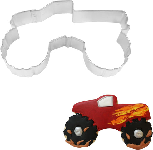 R&M Monster Truck 5" Cookie Cutter in Durable, Economical, Tinplated Steel...